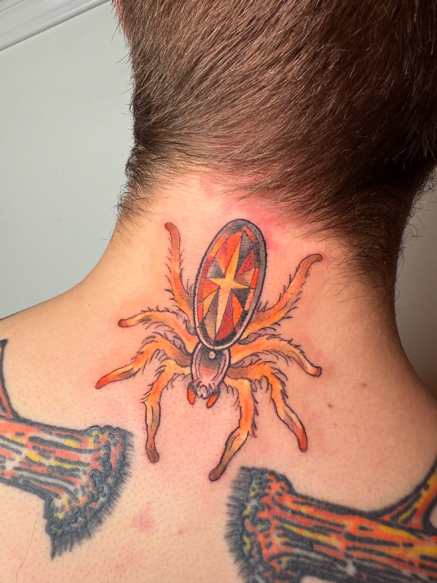Jewel spider from my flash in orange tones 🧡 thanks so much!!